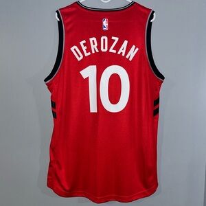 DeMar DeRozan Toronto Raptors No. 10 Red Icon Edition NBA Jersey Men’s Large